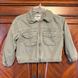 OshKosh B'gosh Girl’s Khaki Crop Jacket